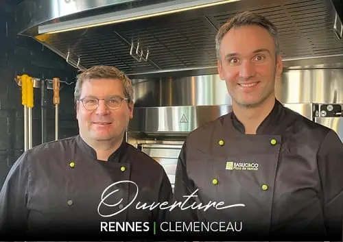 Mickaël Pioche et Louis Brochard dans leur nouveau restaurant à Rennes Clémenceau