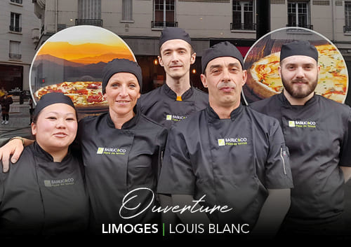 Ouverture de la pizzeria Basilic & Co Limoges (Louis Blanc)