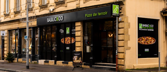 Façade de la pizzeria Basilic & Co Montigny-lès-Metz