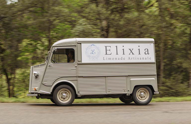Camion Elixia, limonaderie à l'honneur dans la carte automne hiver