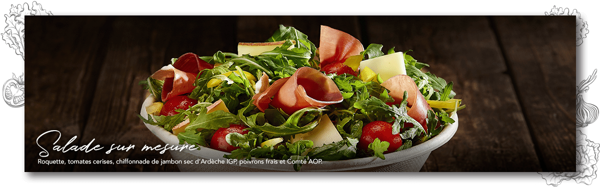 Salade sur-mesure Basilic & Co