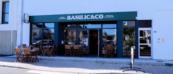 Façade de la pizzeria Basilic & Co Challans