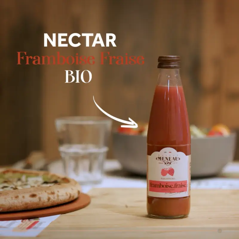 Nectar Bio Fraise-Framboise carte Printemps Basilic & Co