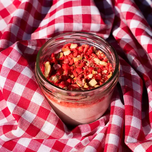 Le Rosaline, dessert signature lyonnais carte printemps 2026 Basilic & Co