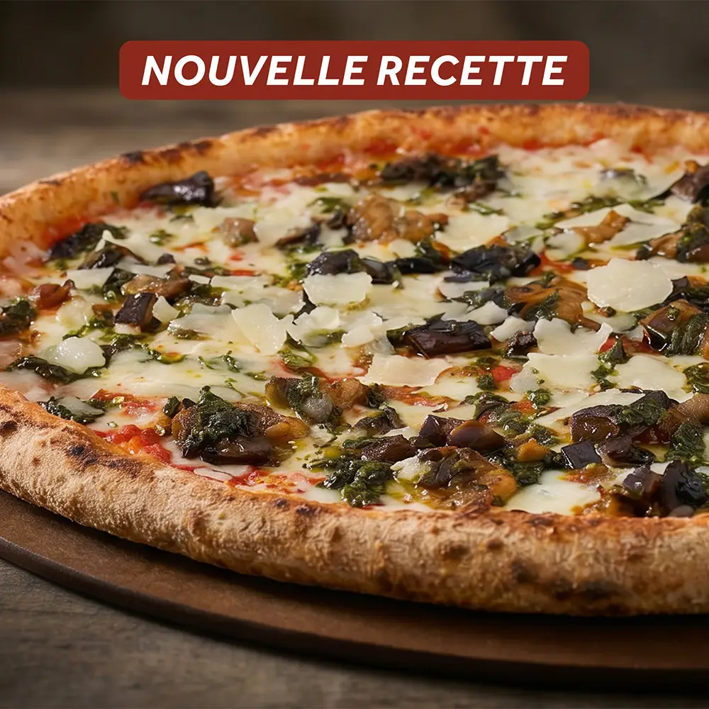 Pizza Parmigiana carte été Basilic & Co 2026