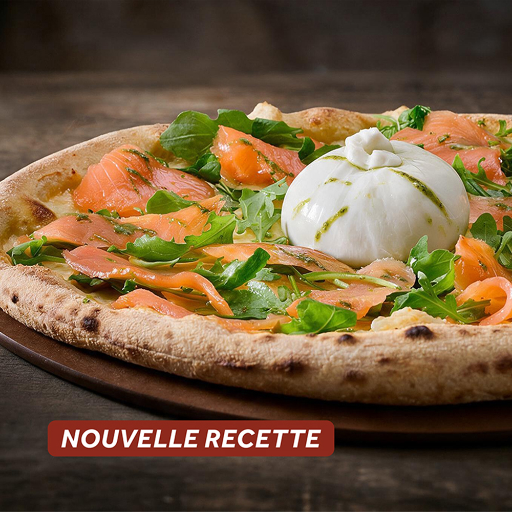 Pizza Salmone & Basilic Basilic and Co
